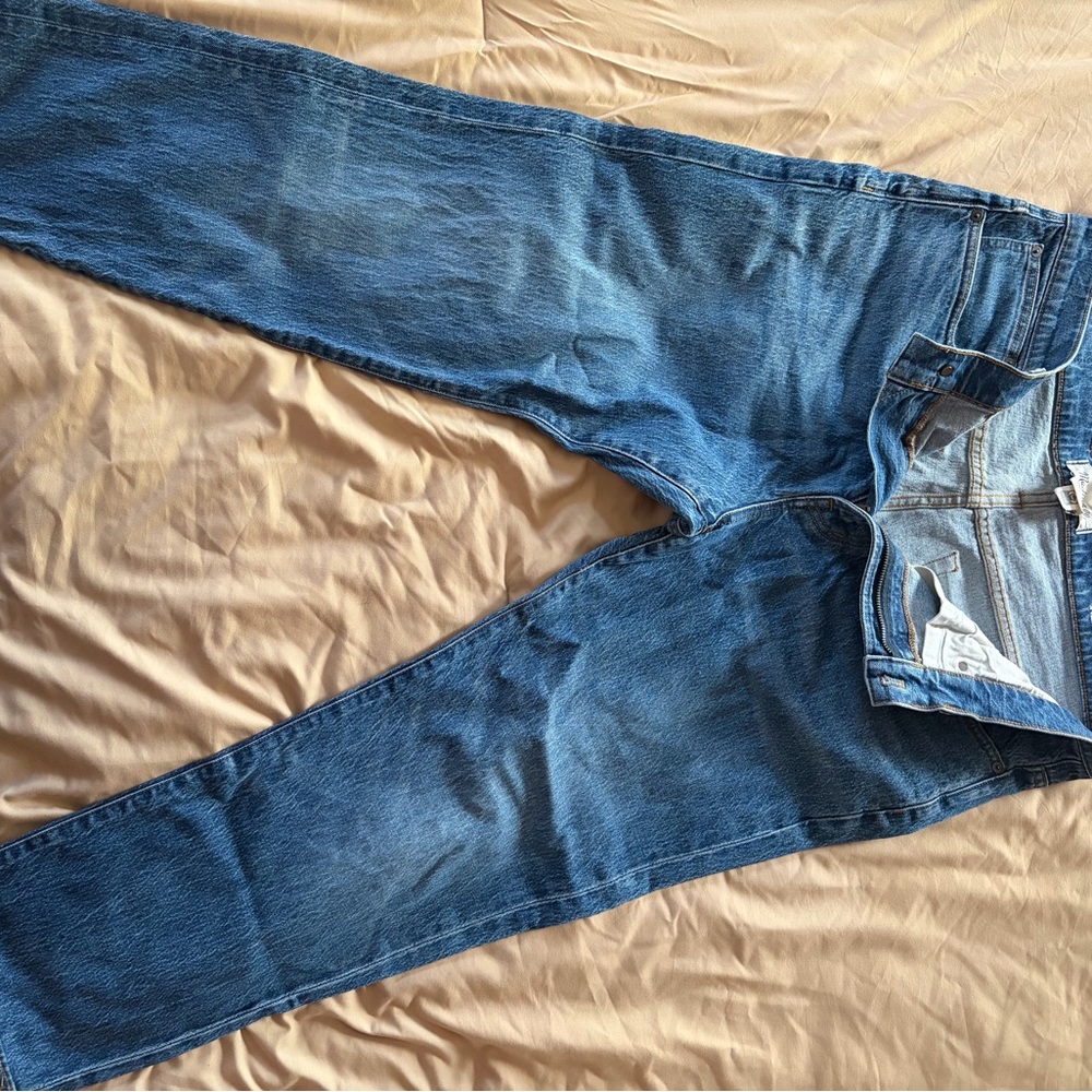 Madewell Relaxed Taper Men's Jeans in Blue